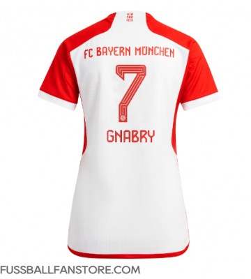 Bayern Munich Serge Gnabry #7 Replik Heimtrikot Damen 2023-24 Kurzarm